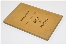 1948 'The Rules of Golf' Book by Francis Ouimet - John Andrisani Collection