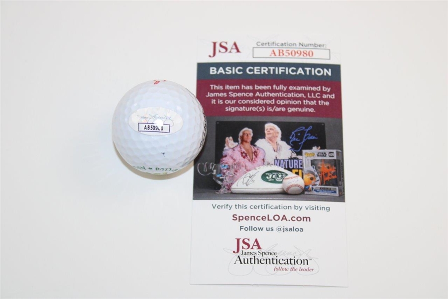 Dustin Johnson Signed 2022 The Country Club Logo Golf Ball JSA#AB50980