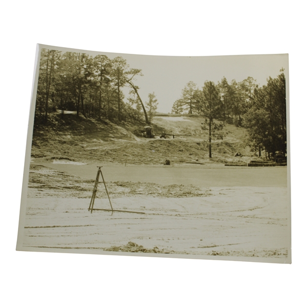 Early 1930s Augusta National GC Photo of Hole #10 (Now) Construction Grounds