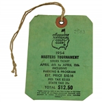 1954 Masters Tournament SERIES Badge Sam Snead Winner #2583