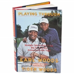 Tiger Woods Signed Playing Through  Book on Dust Jacket JSA Letter