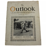 1924 Outlook Magazine Vol. 134 No. 17 with Walter Hagen on Cover - April 23rd