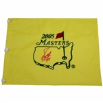 Fuzzy Zoeller Signed 2005 Masters Embroidered Flag with 1979 JSA ALOA