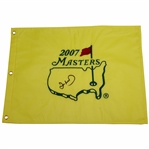 Ian Woosnam Signed 2007 Masters Embroidered Flag JSA ALOA