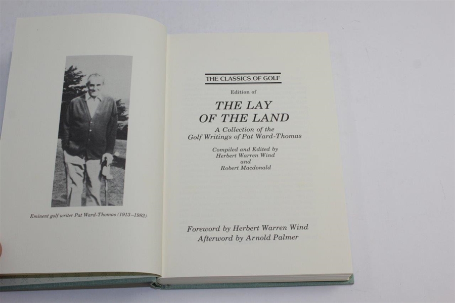 The Lay of the Land: Golf Writings of Pat Ward-Thomas' Classics of Golf Edition Book