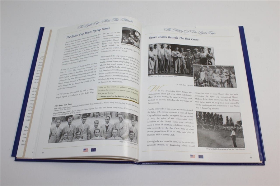 2004 'The Ryder Cup Meets the Monster' Book by Perry