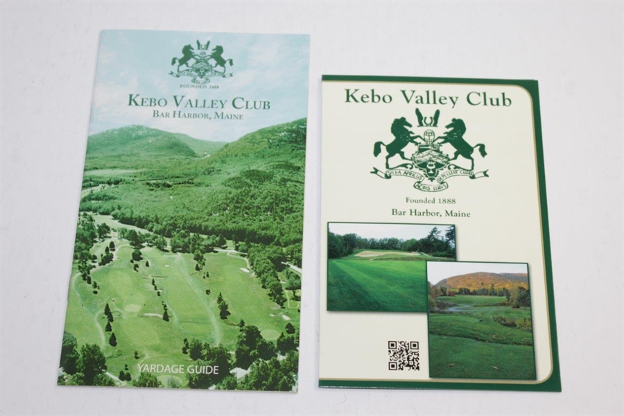 The Spirit of Kebo' Kebo Valley Club History Book 1888-1988 , Scorecard, & Booklet