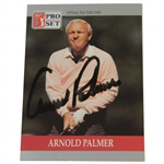 Arnold Palmer Signed Senior PGA Tour Pro-Set Golf Card JSA ALOA