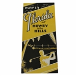 Early Play In Florida at Howey In The Hills Black & Gold Advertising/Travel Brochure
