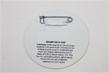 1993 Byron Nelson Caddie Badge - Tiger Woods 4th Career PGA Event as Amateur - Bob Burns Collection
