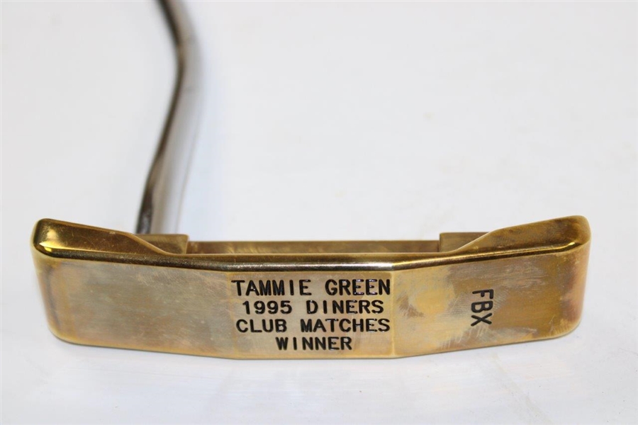 Tammy Green 1995 Diners Club Matches Winner Bobby Grace Gold Plated Putter