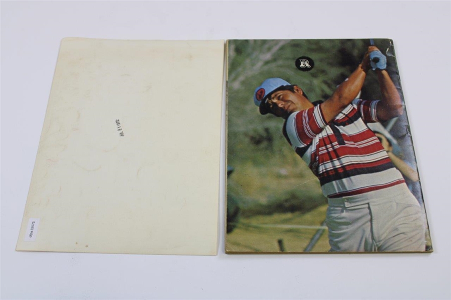 Lee Trevino Signed Golf Illustrated & Signed 'Kissing the Claret' Photo JSA ALOA