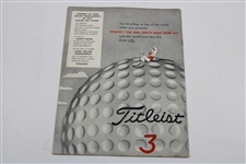 Gene Sarazen Rheingold Beer Ad with 1954 Golfer Mag. & Two Facsimile 1922 US Open Photos