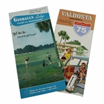 Circa 1950s-60s Georgian Lodge & Valdosta, Georgia Travel Brochures