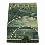 Circa 1920 St. Petersburg, Florida The Sunshine City Travel Brochure - Babe Ruth