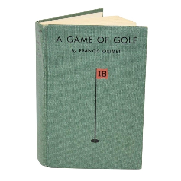 Francis Ouimet Signed 1963 'A Game of Golf' Book JSA ALOA