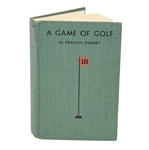 Francis Ouimet Signed 1963 A Game of Golf Book JSA ALOA