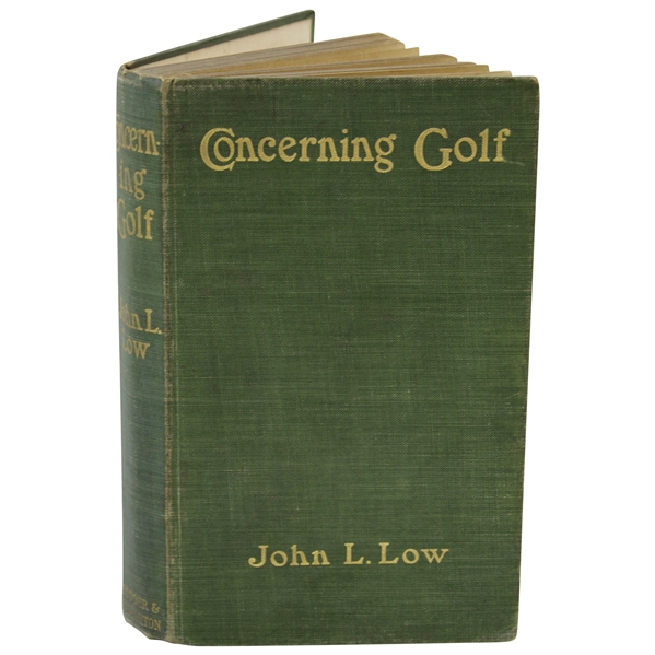 1903 'Concerning Golf' Book by John L. Low