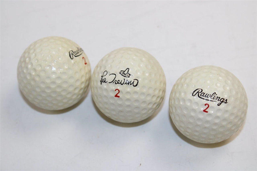Lee Trevino Signed Classic Rawlings Sombrero Dozen Golf Balls Box with Three Sleeves JSA ALOA