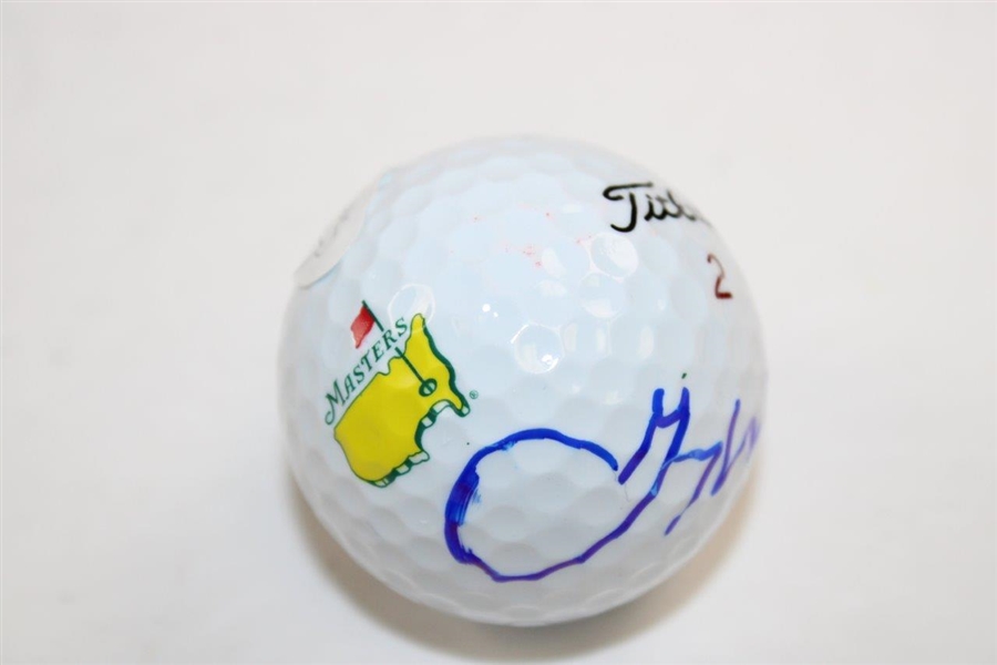 Gary Woodland Signed Masters Logo Golf Ball JSA #AC31325