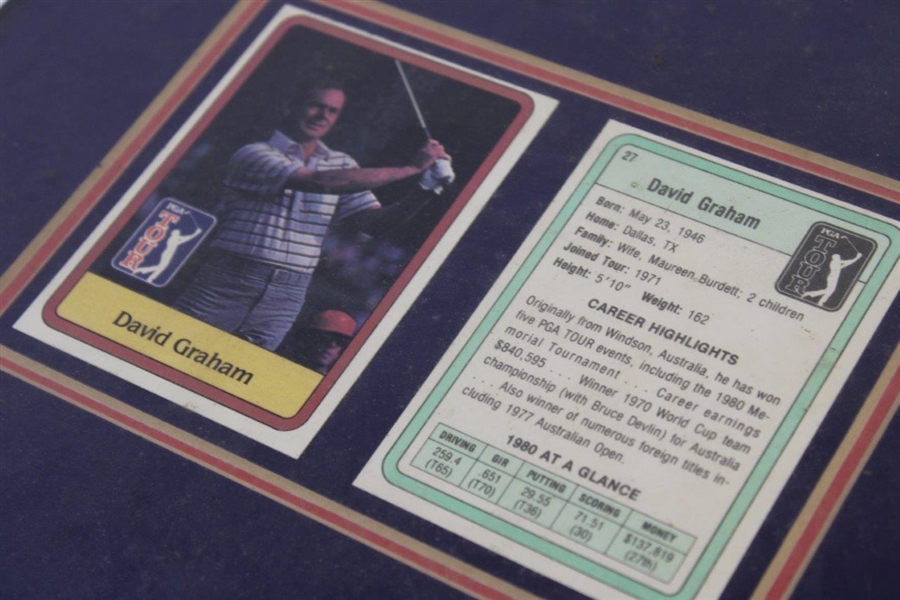 David Graham Framed 1981 PGA Tour Trading Card 