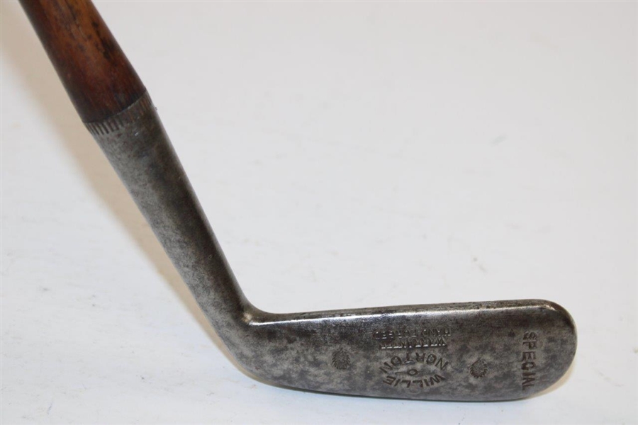 Willie Norton Warranted Hand Forged Special 'Sammy' Dot Punched Face Iron