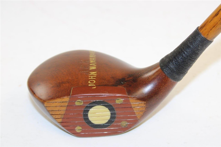John Wanamaker Professionally Refinished Fancy Face Driver with 'AEK' Head Stamp