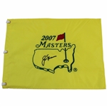 Jack Nicklaus Signed 2007 Masters Tournament Embroidered Flag JSA ALOA