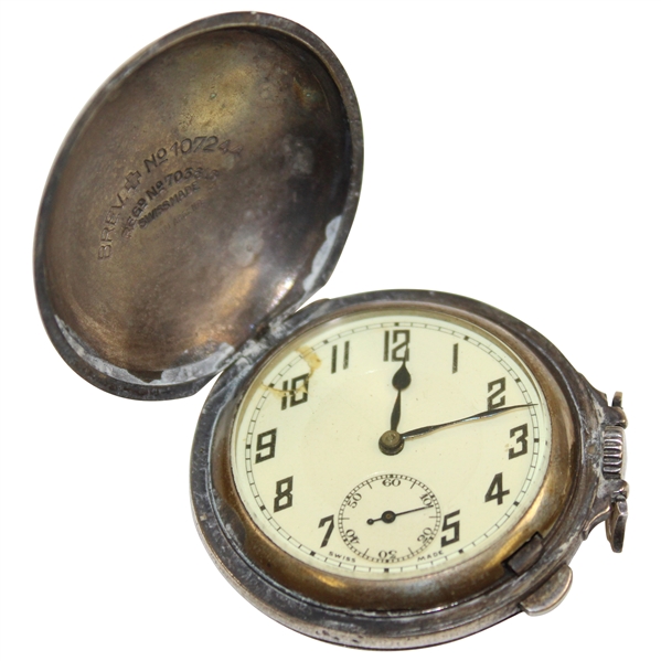 Circa 1930's Mesh Golf Ball Pockert Watch in Working Order 