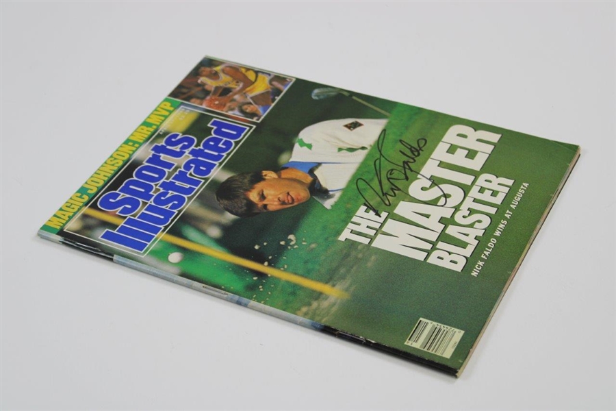 Nick Faldo Signed 1989 Sports Illustrated 'The Masters Blaster' Magazine with No Label JSA ALOA