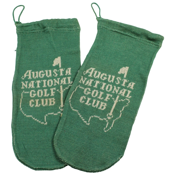 1960'S Augusta National Golf Club Shoe Bags