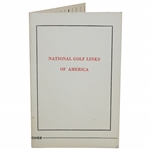 National Golf Links of America Stymie Scorecard