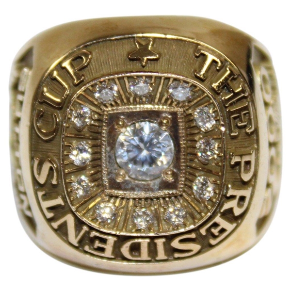 Hal Sutton's 2000 The President's Cup Winner's 10k Gold Ring
