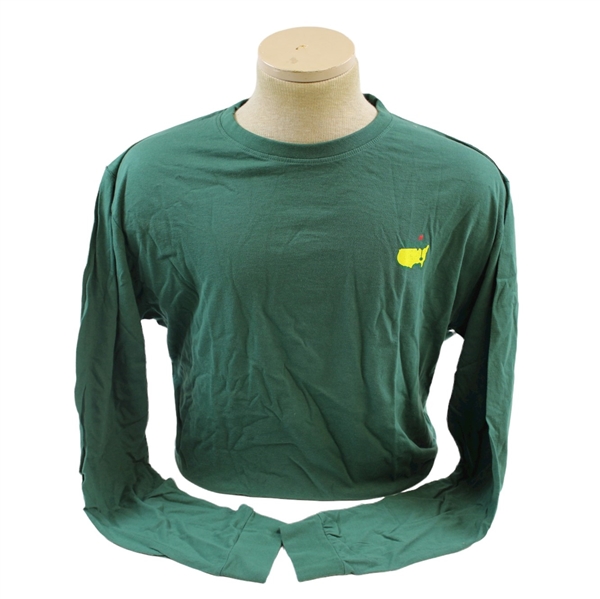2020 Masters Tournament Unworn Green Long Sleeve Shirt - Size L