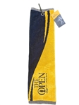 2022 The OPEN Championship at St. Andrews Navy/Yellow Woven Golf Towel - 150th