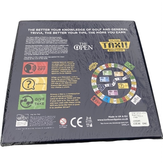 2022 Open Championship Taxi! Board Game-150th