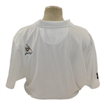 John Daly Signed Personal Match Worn White Golf Shirt with Sponsors JSA ALOA