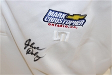 John Daly Signed Personal Match Worn White Golf Shirt with Sponsors JSA ALOA