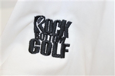 John Daly Signed Personal Match Worn White Golf Shirt with Sponsors JSA ALOA