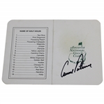 Arnold Palmer Signed Augusta National Golf Club Scorecard JSA #A32230