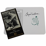 Byron Nelson Signed ANGC Scorecard with 1937 Masters Collection Golf Card JSA ALOA