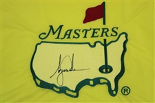 Tiger Woods Signed 1997 Masters Embroidered Flag JSA #X77587