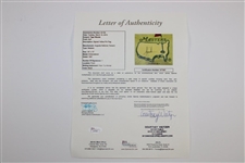 Tiger Woods Signed 1997 Masters Embroidered Flag JSA #X77587