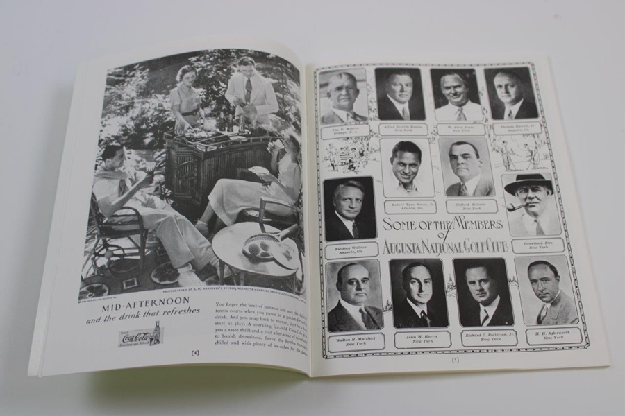 1980's First Annual Invitation Tournament (Masters) Program - Reproduction
