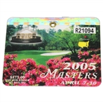 2005 Masters Tournament SERIES Badge #R21094 - Tiger Woods Winner