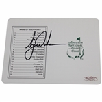 Tiger Woods Signed Augusta National Golf Club Scorecard JSA #B48725