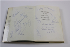 Multi-Signed 1976 'The Story of Augusta National' Book - Kathryn Murphy JSA ALOA