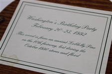 ANGC 1992 Washingtons Birthday Party Wood from Ancient Loblolly Pine lost in Storm - 10th Fairway
