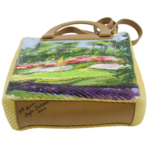 Original 2002 Taylor Debeau Hand Painted Augusta National 13th Green Ladies Hand Bag - Unused