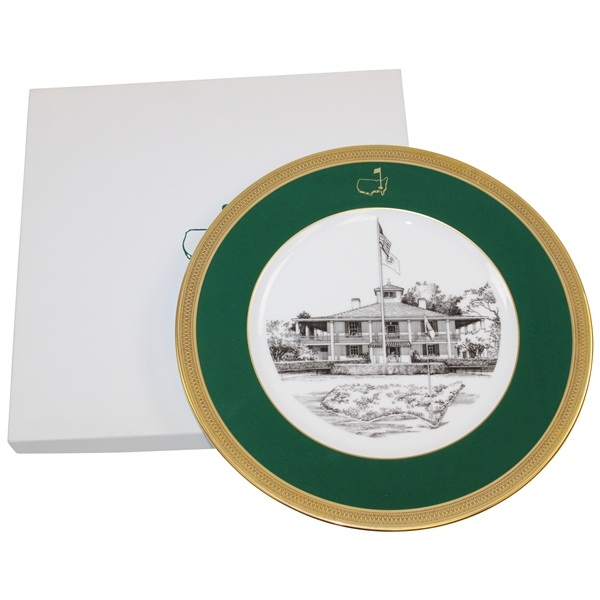 1997 Masters Tournament Lenox Commemorative Member Plate #12 with Original Box
